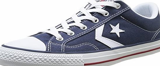 Converse Unisex-Adult Star Player Adulte Core Canvas OX Trainers 289162 10 Navy/White 10 UK, 44 EU