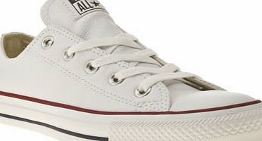White All Star Oxford Leather Trainers