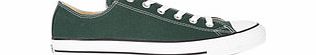 Converse Womens green and white sneakers