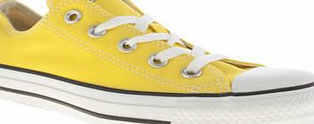 Converse Yellow All Star Canvas Oxford Trainers