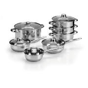 5 piece Stainless Steel Pan Set