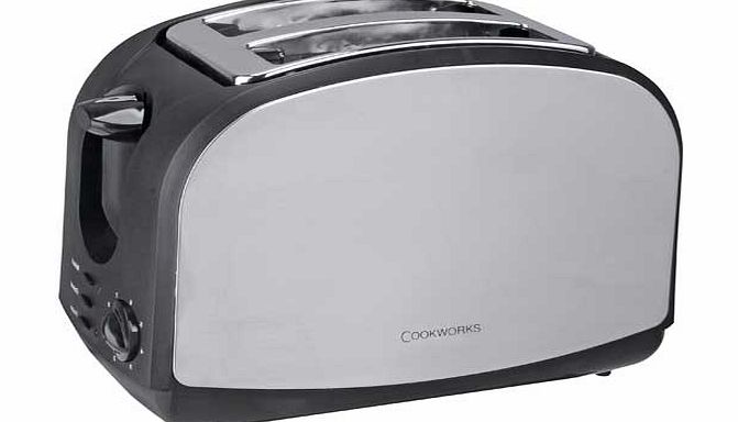 Cookworks KT-203 2 Slice Toaster - Black