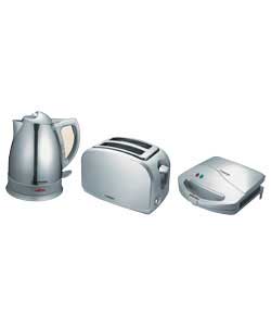 Signature Silver Stainless Steel Triple Pack