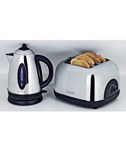 Signature Stainless Steel Kettle and Toaster