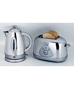 cookworks Signature Stainless Steel Kettle/Toaster