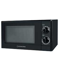 Cookworks SMB177C7B-P Black Solo Microwave