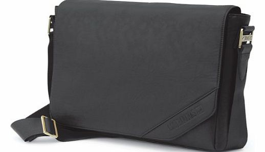 Cool Bananas OldSchool Class1 Leather Bag for 13.3 and 15.4 inch MacBook - Black