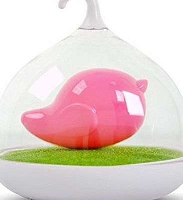 COOLEAD Birdcage LED Night Light Touch Dimmable Lamp,Night Light for Indoors and Outdoors,Great Special Gift for Children Girls (Pink)