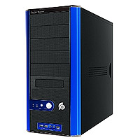 Coolermaster CAC-T05 Centurion 5 blue/black case USB mic audio firewire NO PSU