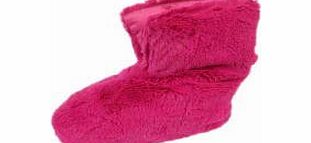 coolers Duvet duck slippers fluffy cerise size 5-6