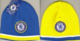 Coombe Shopping Chelsea F.C. Official Reversible Knitted Hat Blue/Yellow
