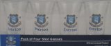 Coombe Shopping Everton F.C. Shot Glass Set