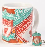 Coombe Shopping Liverpool F.C. Official Crested Mug and Keyring Set