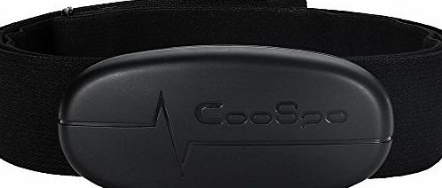 Coospo Smart Cardio Bluetooth 4.0 and ANT  Wireless Heart Rate Monitor with Soft Chest Strap for iPhone and Android