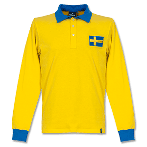 Copa 1958 WC Sweden Home L/S Retro Shirt