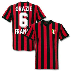 Copa 1960s AC Milan Home Retro Shirt   Grazie Franco 6