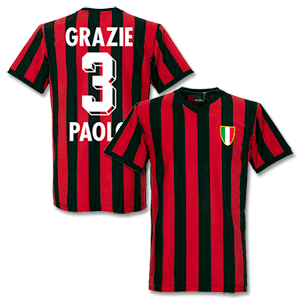 Copa 1960s AC Milan Home Retro Shirt   Grazie Paolo 3