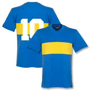 Copa 1960s Boca Juniors Retro Shirt   No 10