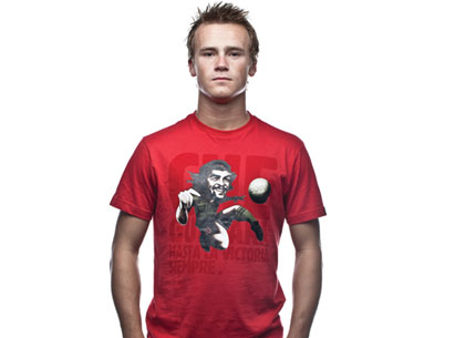 Che Guevara Football Fashion T-Shirt Red