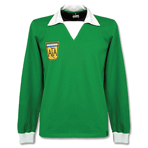 Copa Classic 1982 Argentina WC L/S Goalie Shirt - Green/White