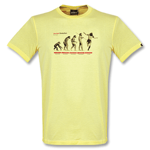 Copa Human Evolution Basic Tee - Yellow