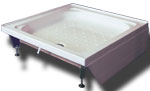 Coram Corner Shower Tray 900 x 760 2 Upstands / 2 Panels Right Hand