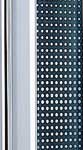 Optima Inline Panel 1200mm / Silver Frame / Striped Glass