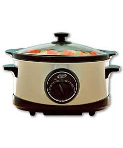 3.5 Litre Stainless Steel Slow Cooker