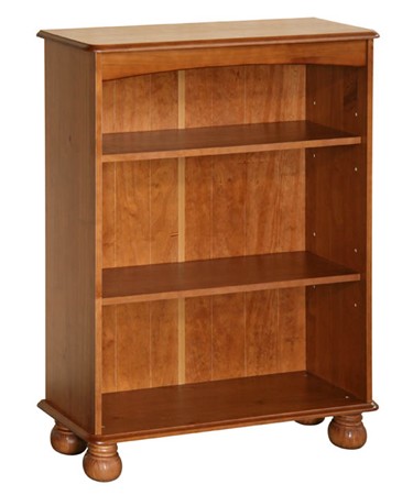 Antique Honeyed Three Shelf Bookcase