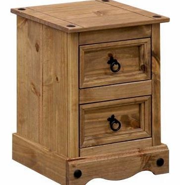 Core Products Corona 2 Drawer Petite Bedside Cabinet