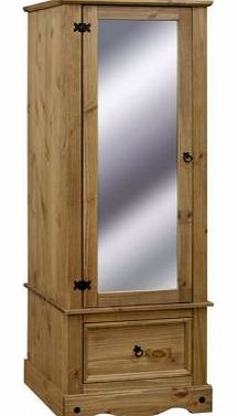 Corona Armoire With Mirrored Door