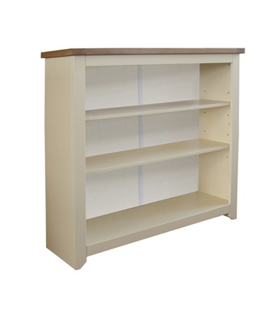 Jamestown White Hardwood Three Shelf Bookcase