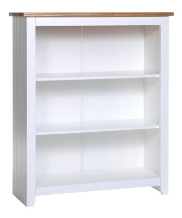 White Low bookcase