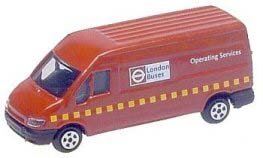 1:64th Scale Ford Transit Van - London Buses Operating Service