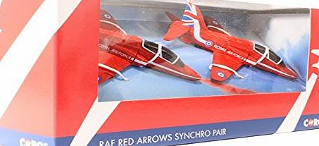 Corgi  classic RAF red arrows synchro pair aircraft plane set diecast model