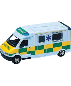 Corgi Toys Ambulance Fit the Box Die Cast Vehicle