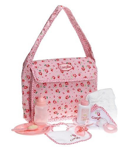 Corolle dolls - Floral accessories bag