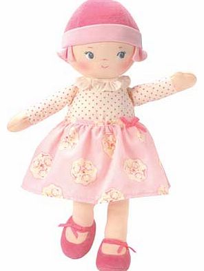 Corolle Rag Doll Pink Cotton Flower