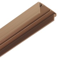 COROTHERM PVC Sheet End Closures Brown 2100 x 10mm