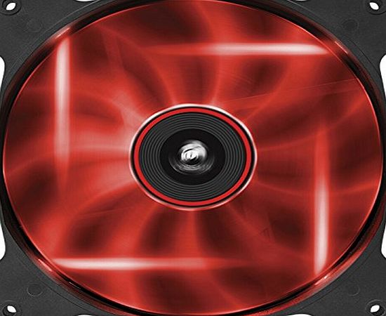 Corsair Air Series AF140-LED 140mm Quiet Edition High Airflow LED Fan - Red (Single Pack)