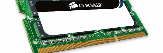 Corsair (VS1GSDS533D2) 1GB DDR2 533MHz/PC2 4200 SODIMM Laptop Memory CL4 - Lifetime Warranty