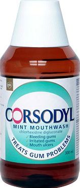 Corsodyl, 2041[^]10038052 Mint Mouthwash 300ml 10038052