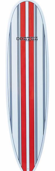 Cortez Mens Cortez Red Double Pin Line Fun Surfboard -