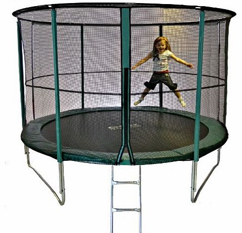 Cortez Premier 10ft Trampoline with Enclosure and FREE LADDER