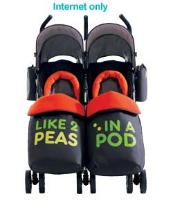 cosatto You 2 Pushchair - Peas in a Pod