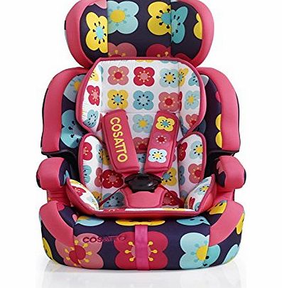 Cosatto Zoomi Group 1/2/3 Car Seat 2014 Range (Poppidelic)