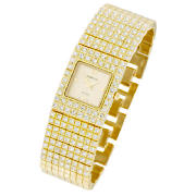 Ladies Gold Plated Multi Stone