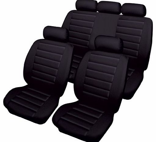 Cosmos 2855303 Carrera Full Set Leather Look Car Seat Covers