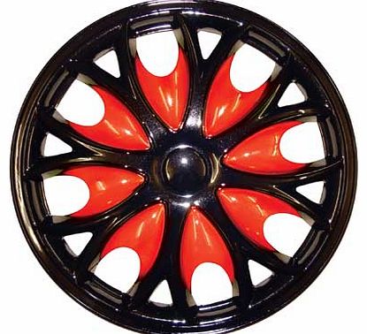 Cosmos Shark 14-inch Wheel Trim Set - Black and