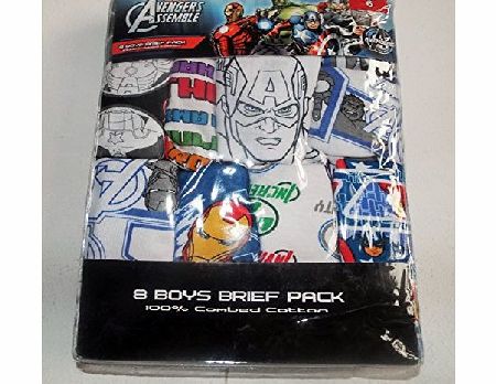 Costco Marvel Avengers Assemble Boys Underwear Boys Brief 8 Pack size 6